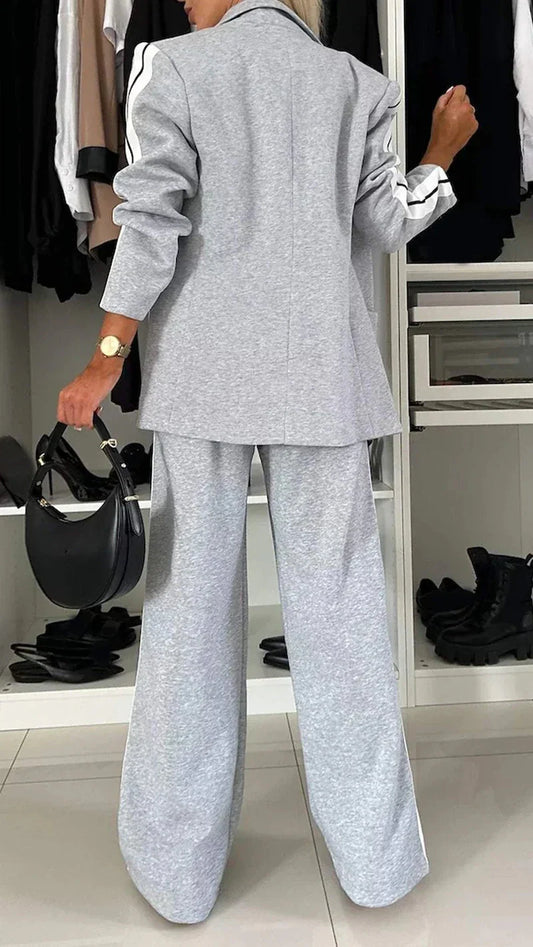 Stylish Women's Blazer and Jogger Set