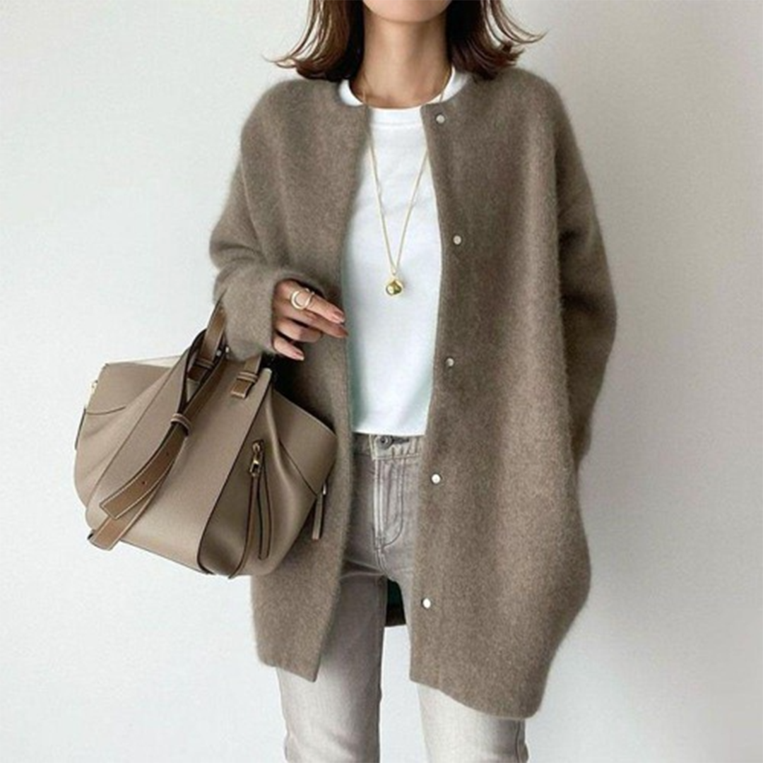 Luxurious Cotton Refined Cardigan for All