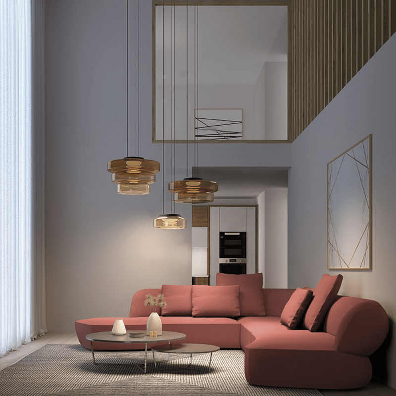 LUMINAIRE – Bauhaus-Inspired Glass Pendant Light