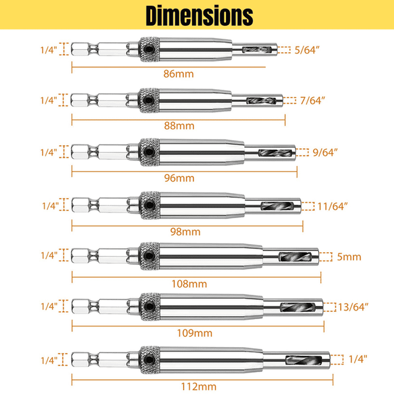 CENTRA-DRILL – Precision Self-Centering Drill Bit Set
