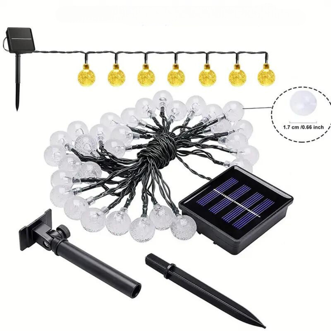 LUMINAIRE – Eco-Friendly Solar String Lights for Outdoor Bliss