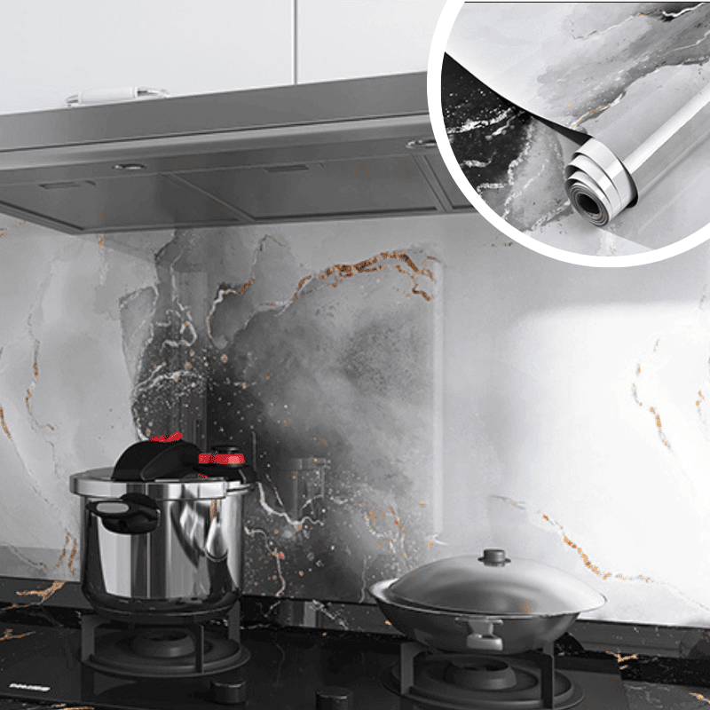 MARBLELUX – Elegant Waterproof Adhesive Film for Home Makeovers