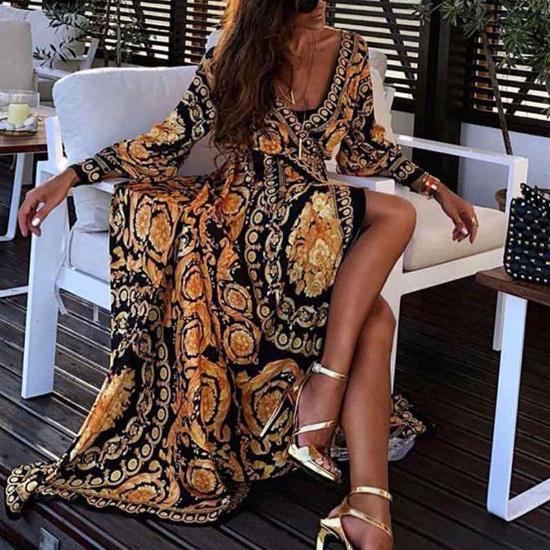 Elegant Flowing Maxi Dress - 2024 Edition