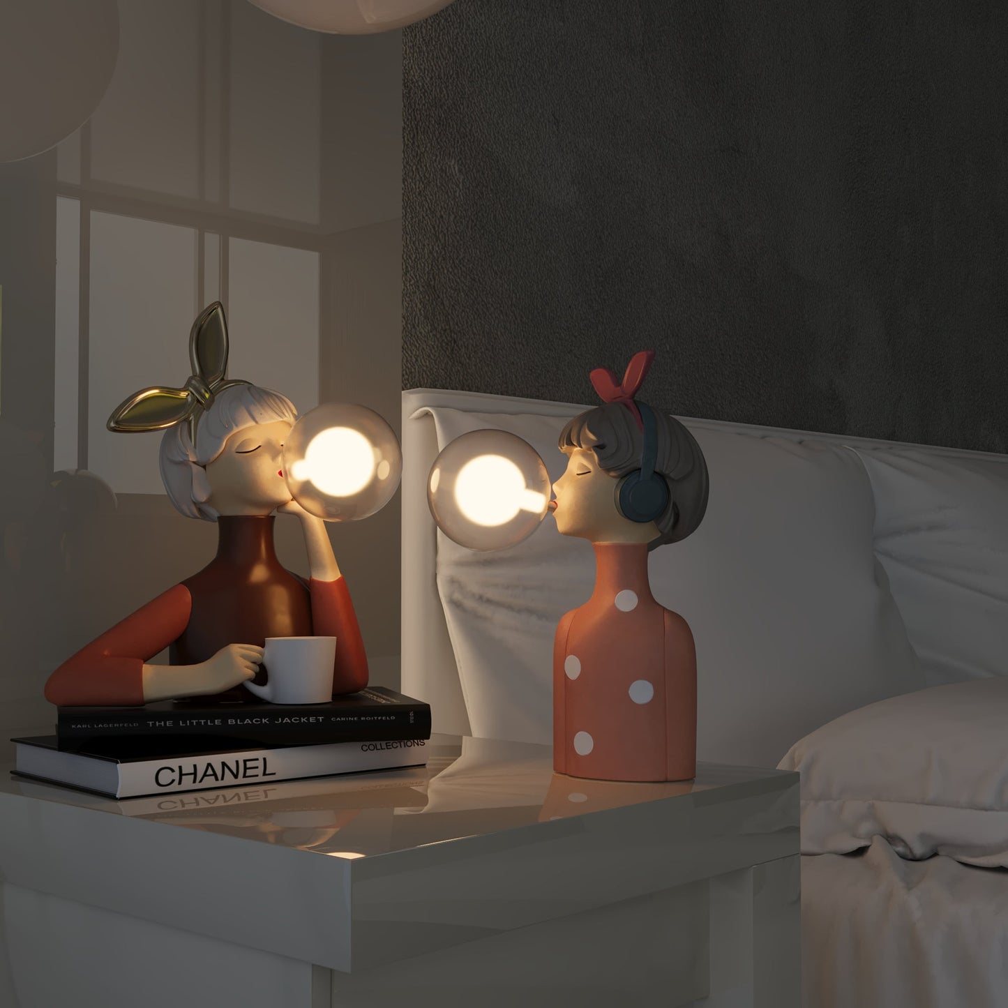 LUMINAIRE – Handcrafted Artistic Table Lamp