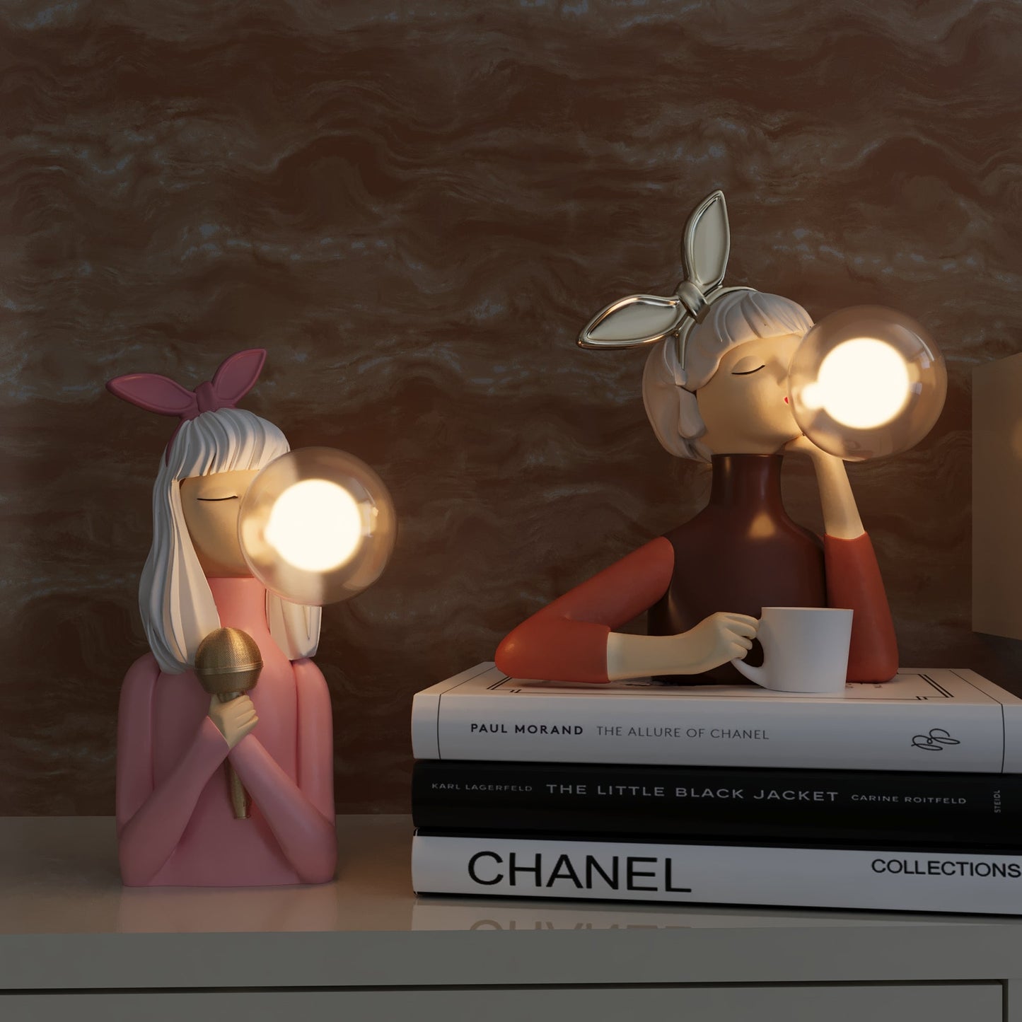 LUMINAIRE – Handcrafted Artistic Table Lamp