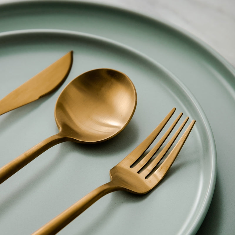 Elegant Minimalist Stainless Steel Cutlery Set