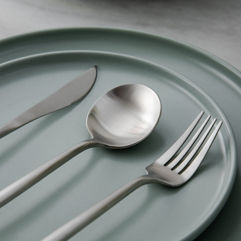 Elegant Minimalist Stainless Steel Cutlery Set