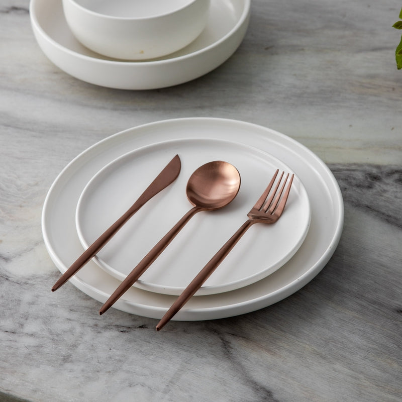 Elegant Minimalist Stainless Steel Cutlery Set