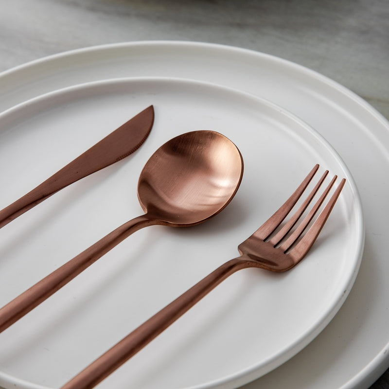 Elegant Minimalist Stainless Steel Cutlery Set