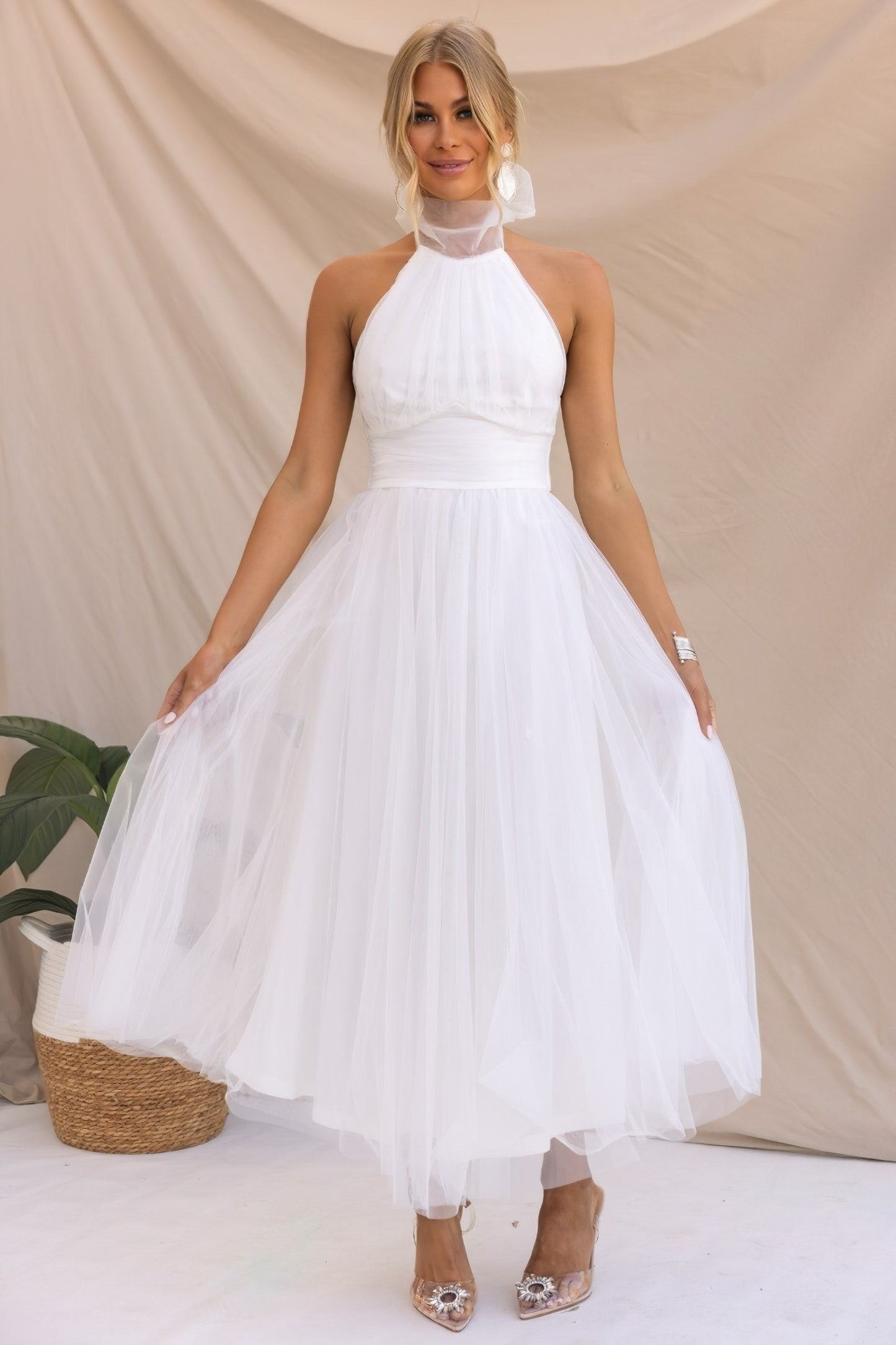 Elegant Sleeveless Party Dress for Women