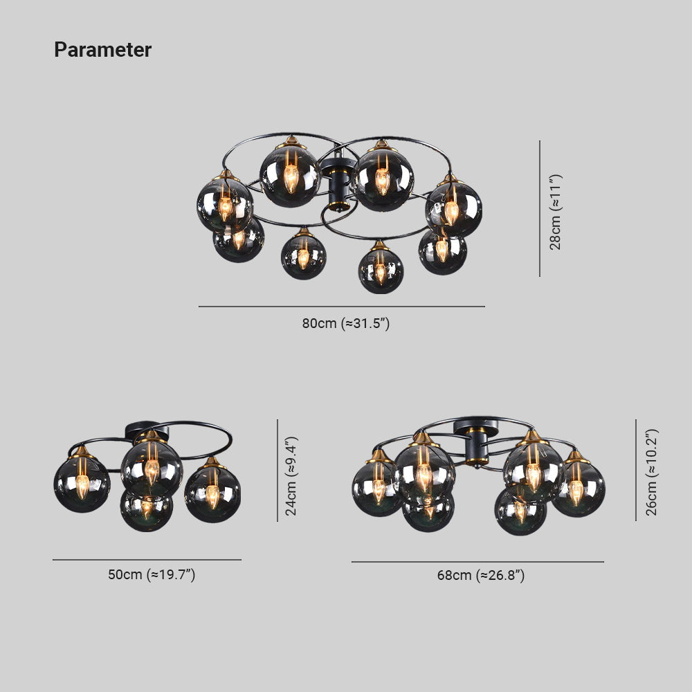LUMINAIRE – Elegant Vintage LED Ceiling Light