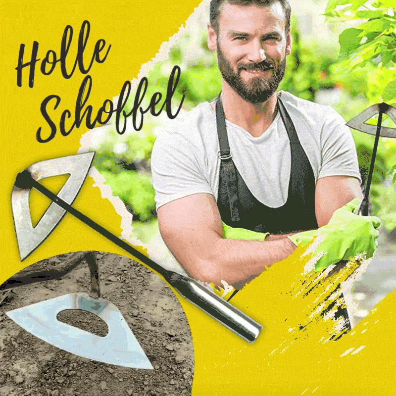 GARDENMASTER – Premium Steel Hollow Hoe for Weeding