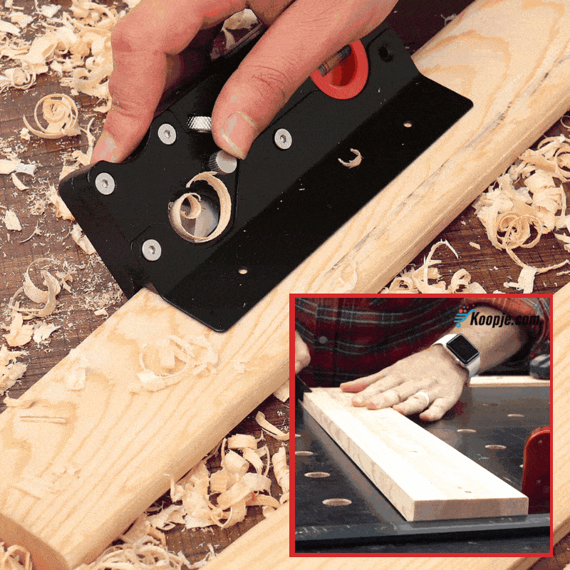 WOODCRAFT PRO – Versatile Corner Plane with 7 Blades