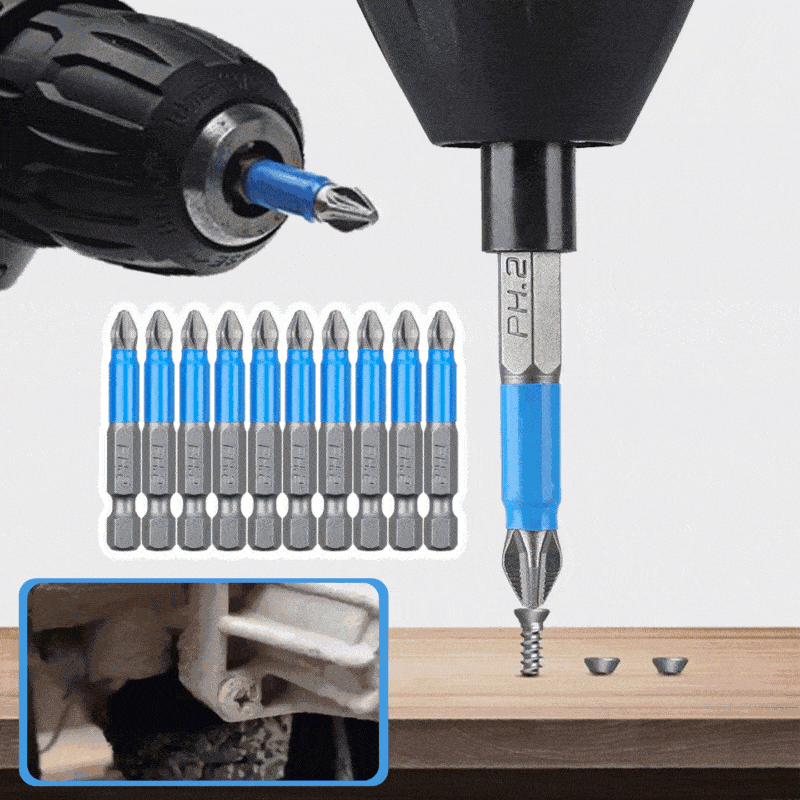 SCREWMASTER™ – Magnetic Anti-Slip Drill Bit Set