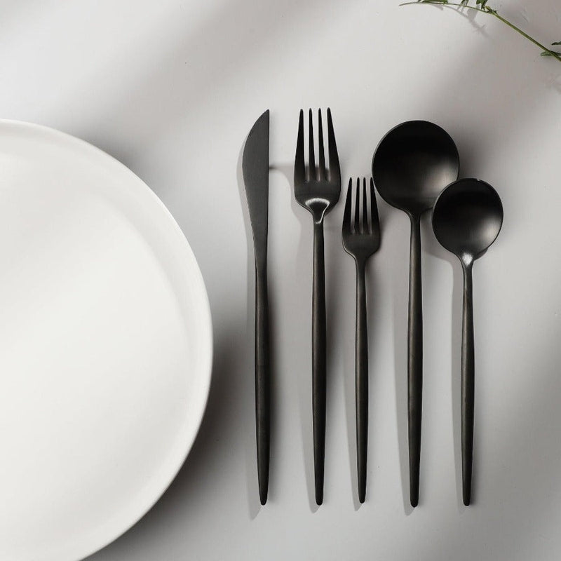 Elegant Minimalist Stainless Steel Cutlery Set