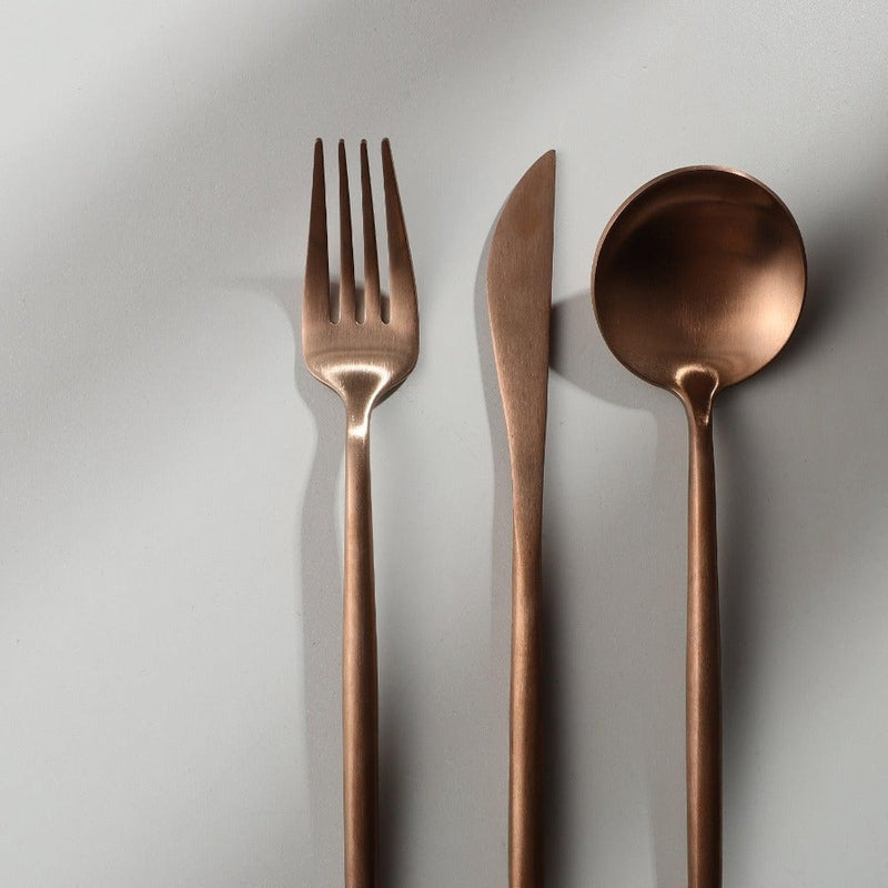 Elegant Minimalist Stainless Steel Cutlery Set