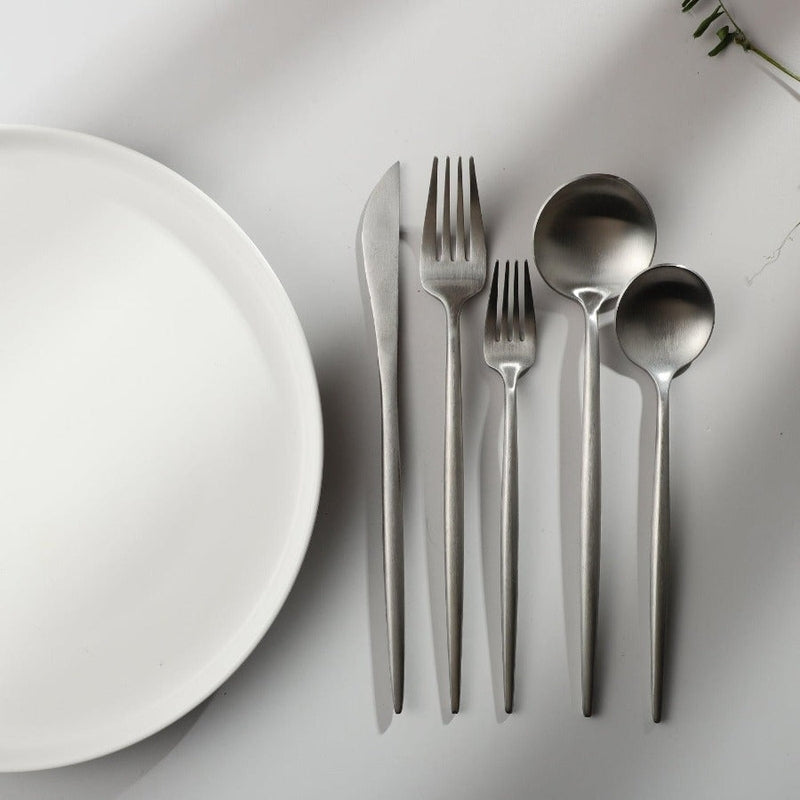 Elegant Minimalist Stainless Steel Cutlery Set