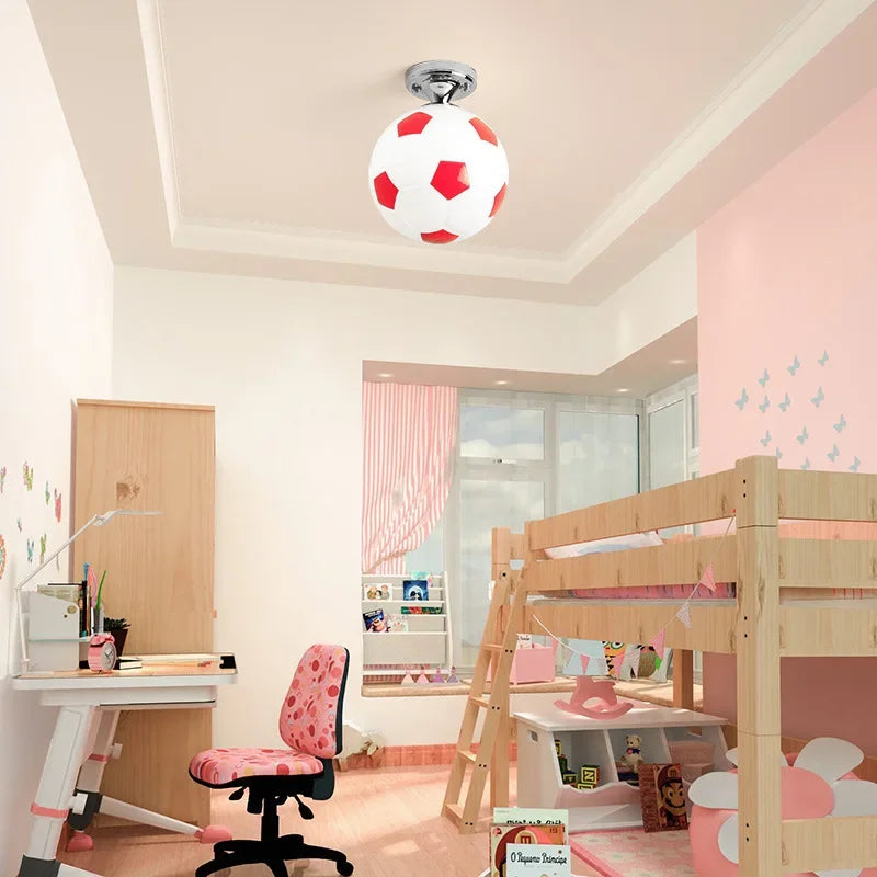 KICKLIGHT – Playful Football LED Ceiling Lamp