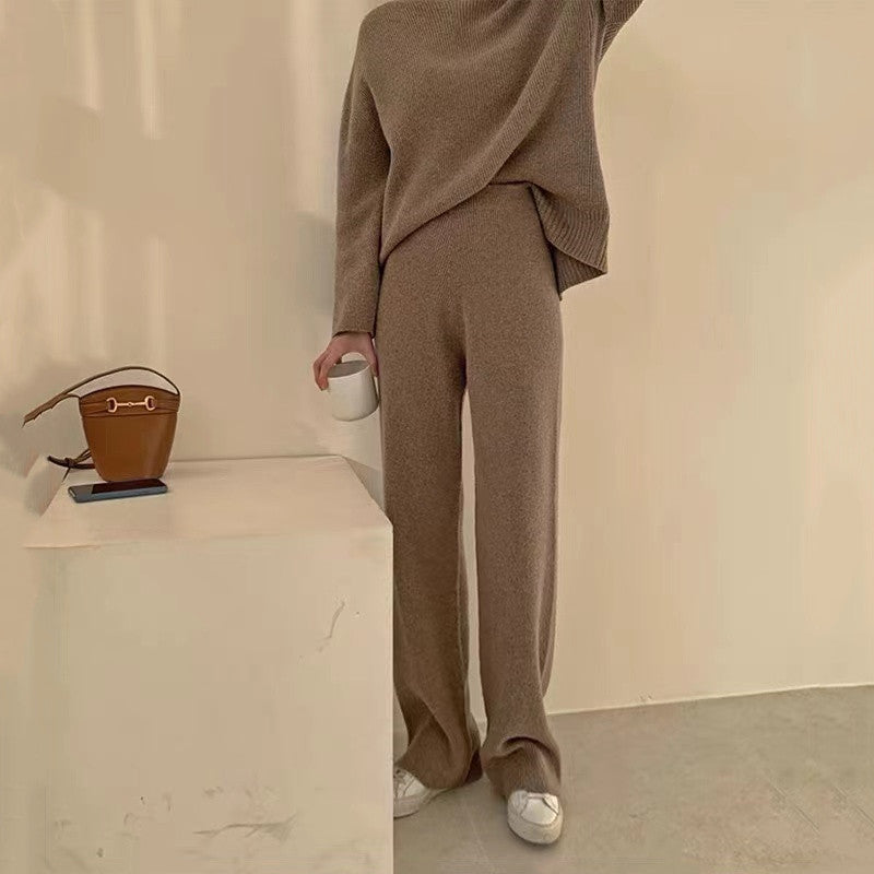 Trendy Wide-Leg Suit Set for Women