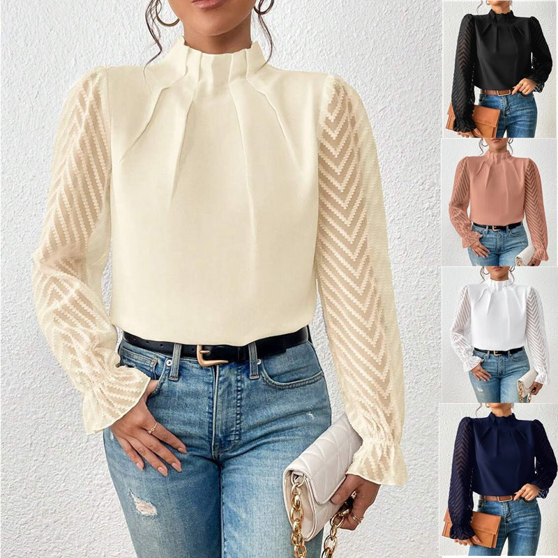 Chic Purple & Pink Women's Elegant Top