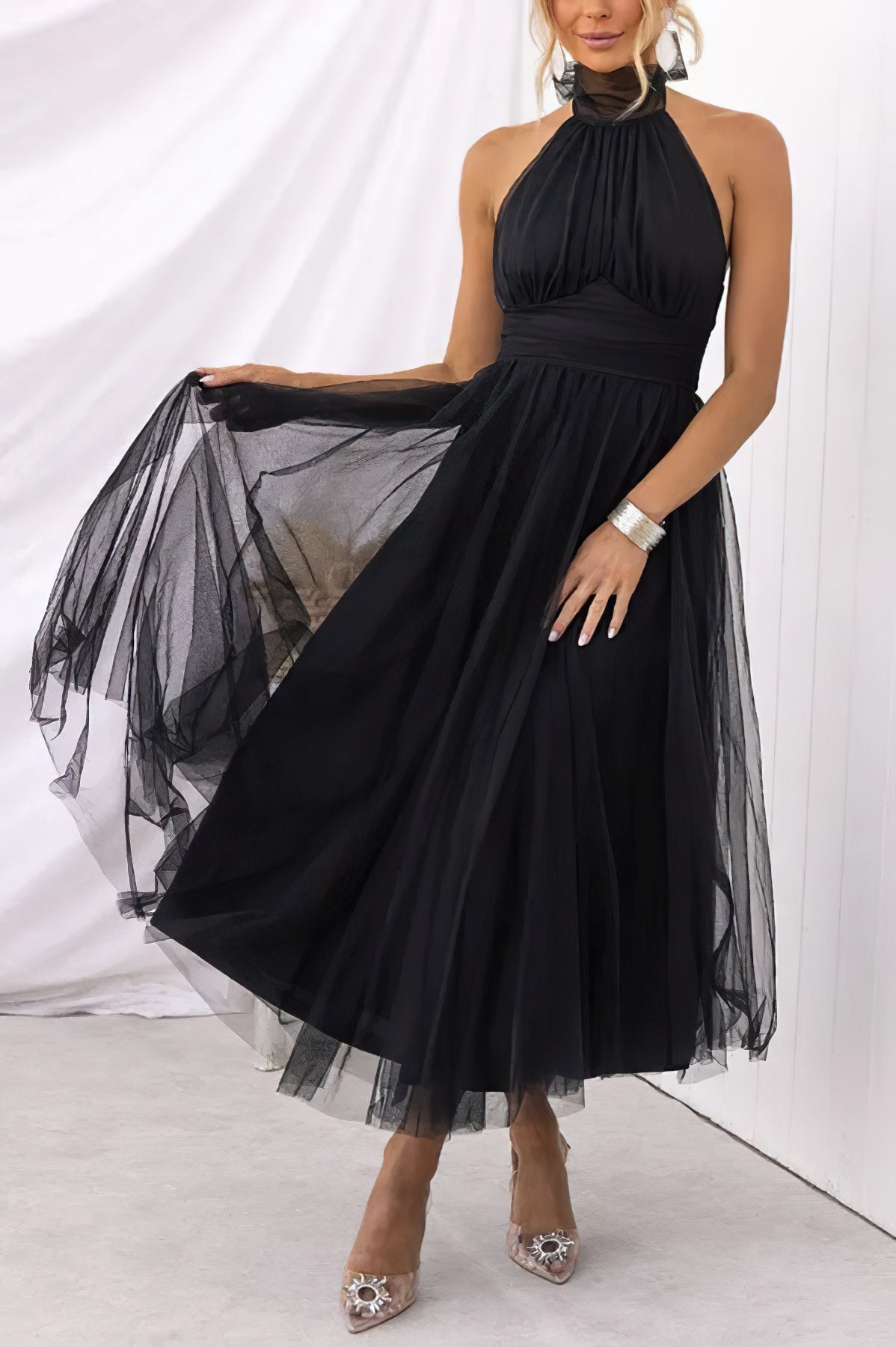 Elegant Sleeveless Party Dress for Women