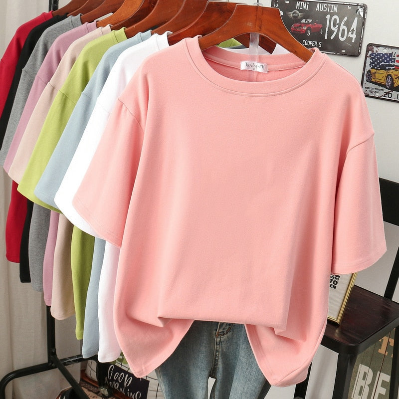 Cozy Cotton Plus-Size T-Shirt for Women