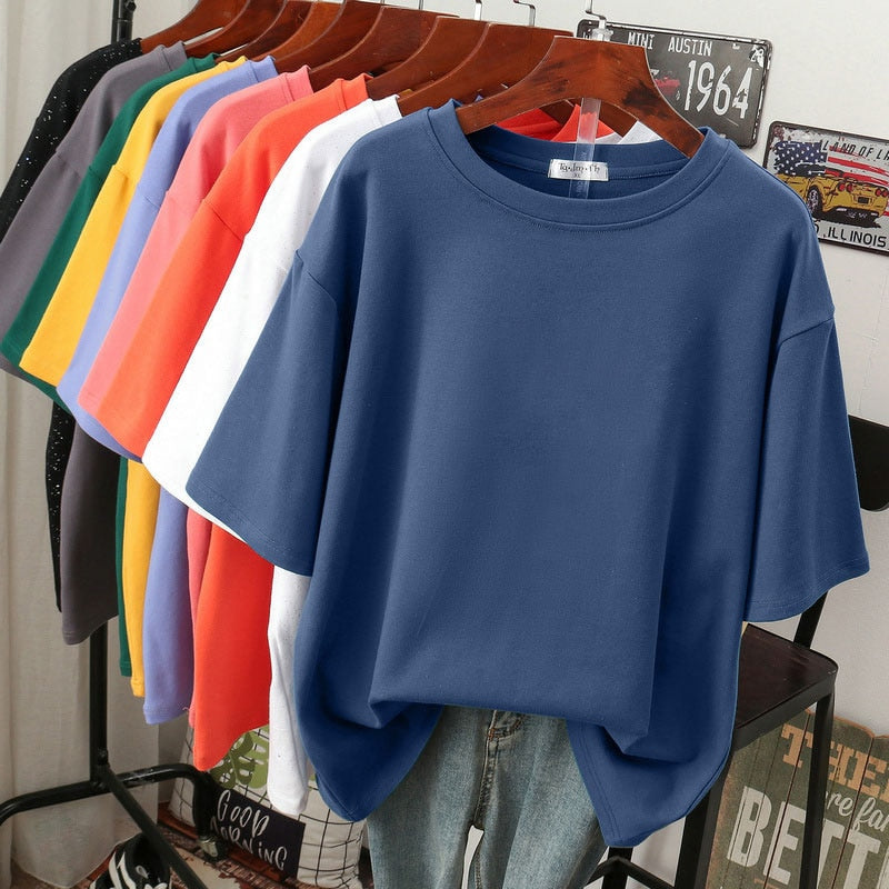 Cozy Cotton Plus-Size T-Shirt for Women