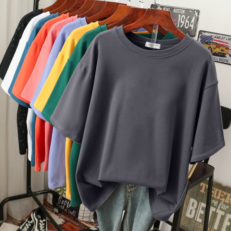 Cozy Cotton Plus-Size T-Shirt for Women