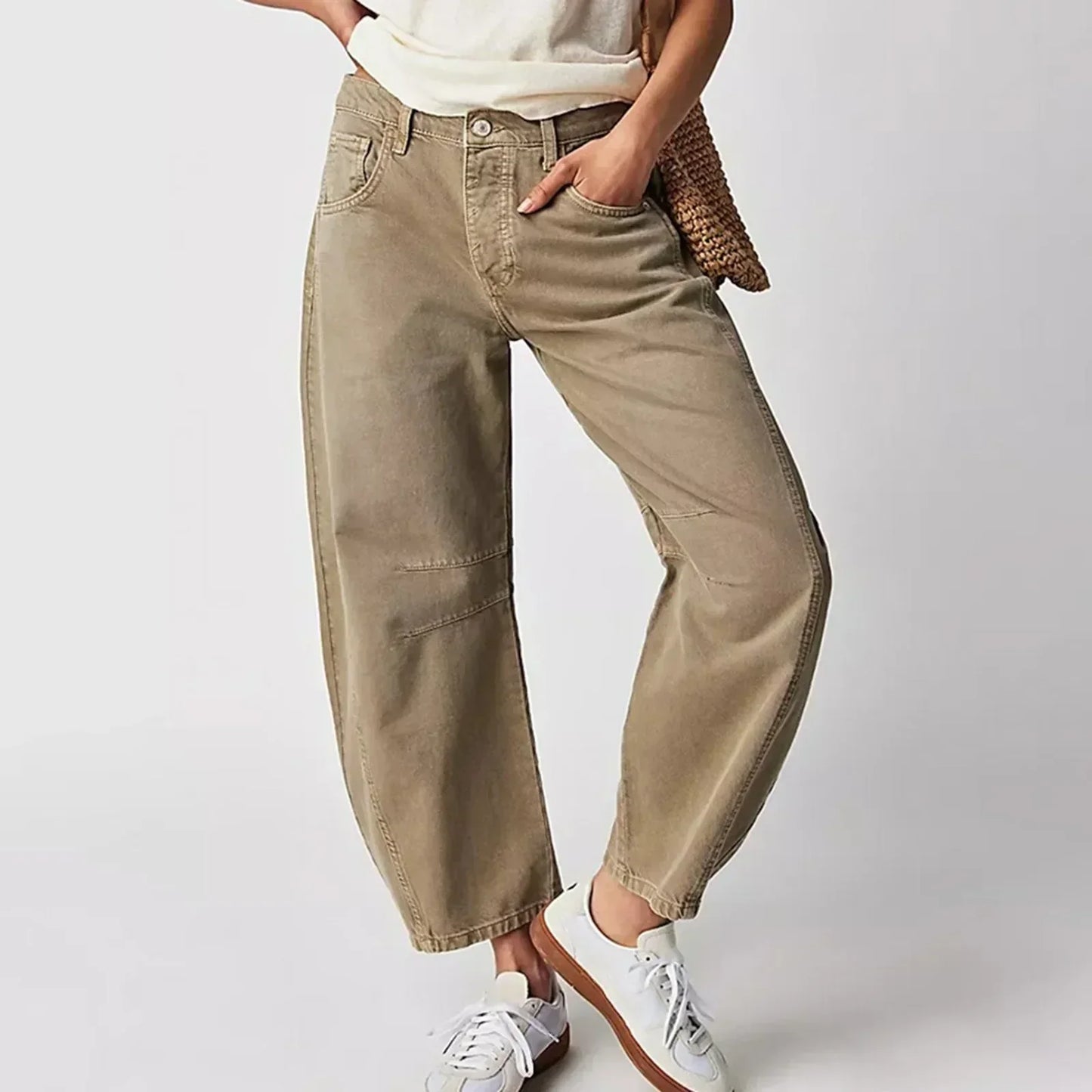 Stylish Wide-Leg Comfort Jeans for Women