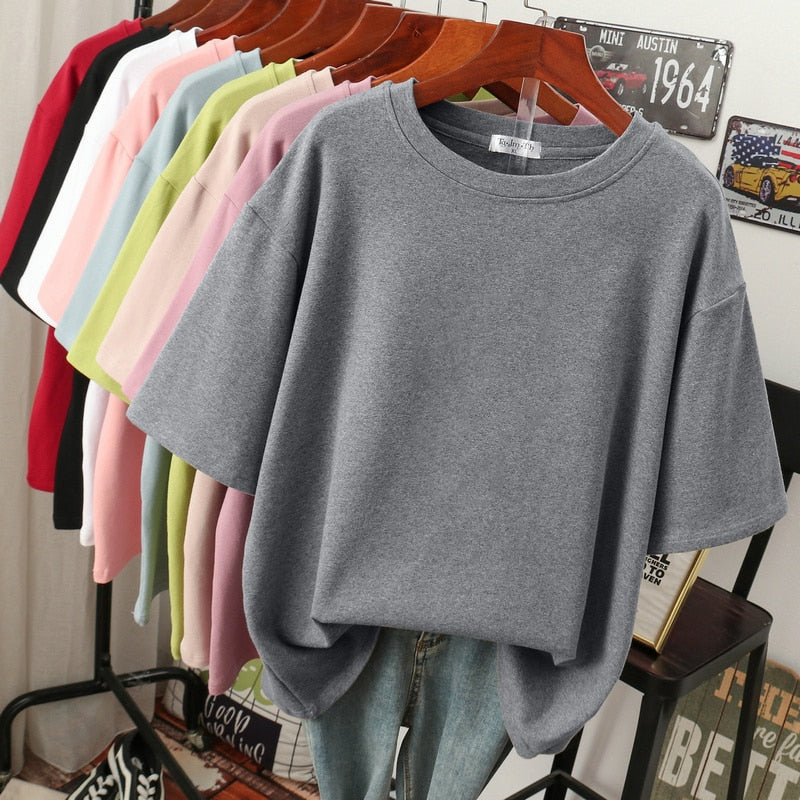 Cozy Cotton Plus-Size T-Shirt for Women