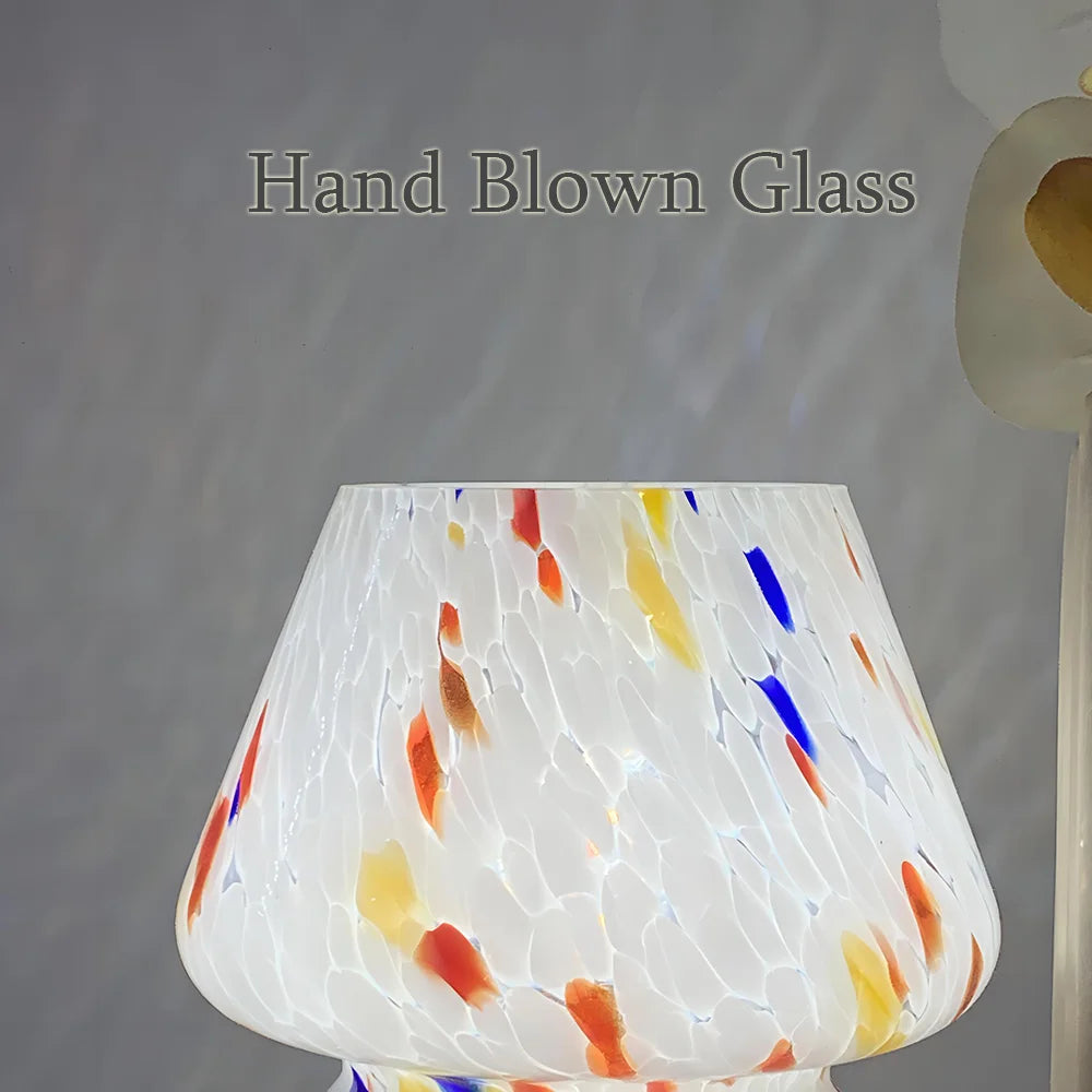 MUSHLUX – Artistic Glass Mushroom Lamp for Cozy Lighting