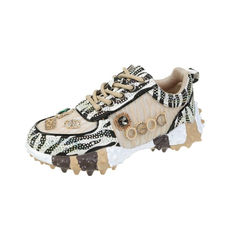 Radiant Diamond-Embellished Luxury Footwear