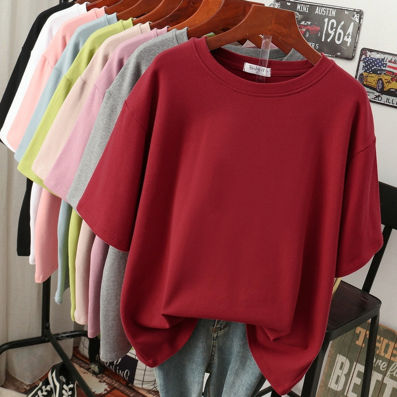 Cozy Cotton Plus-Size T-Shirt for Women