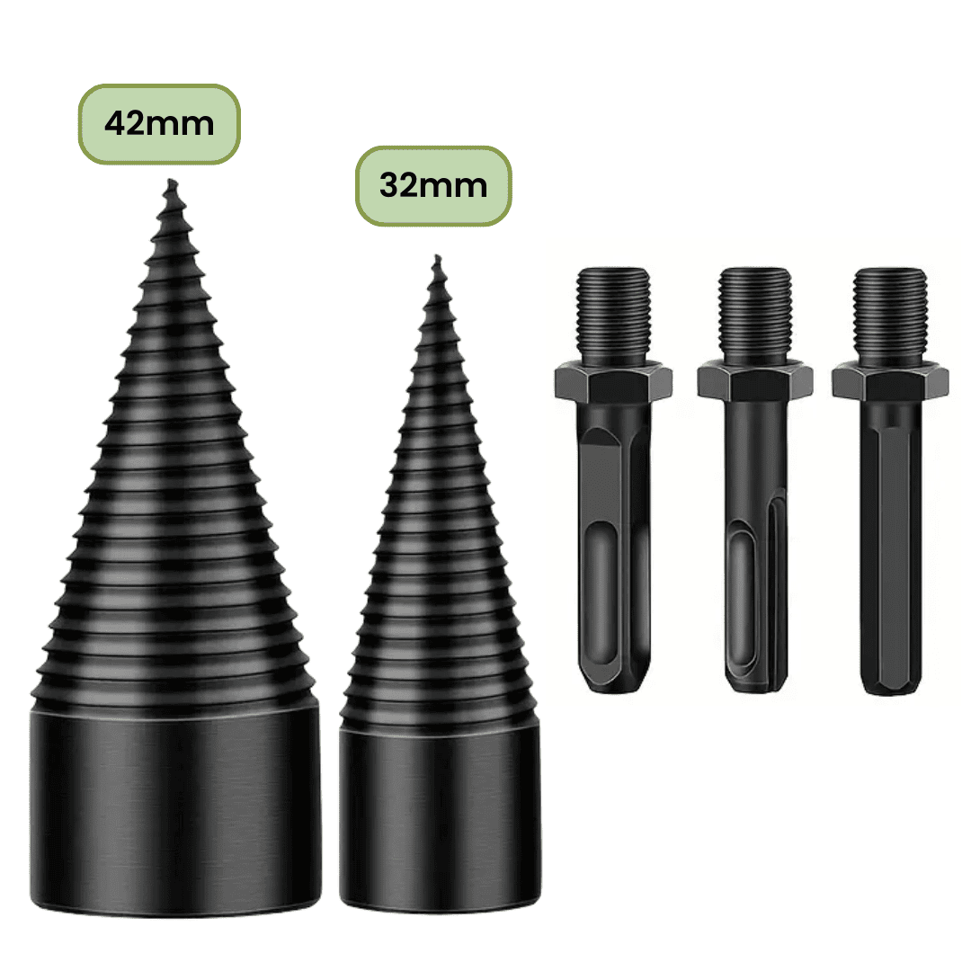 WOODWIZARD – Effortless Splitting Drill for All Woods