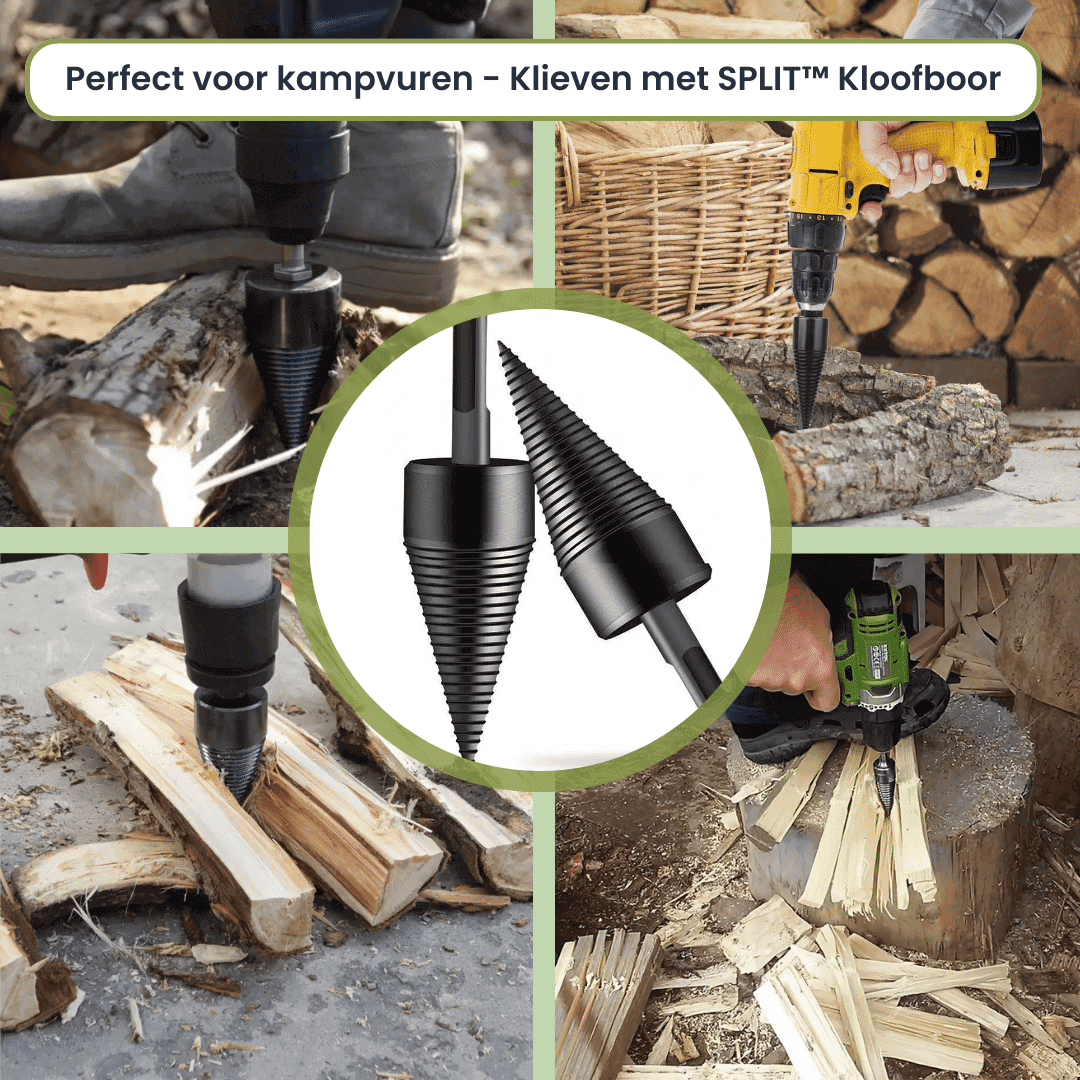 WOODWIZARD – Effortless Splitting Drill for All Woods