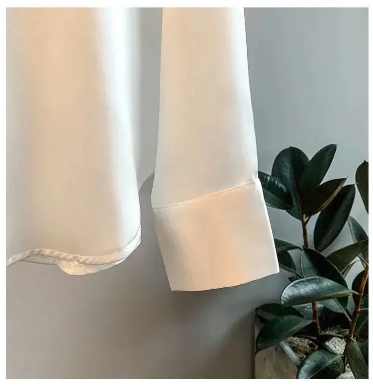 Chic Vintage Silk Blouse for Women