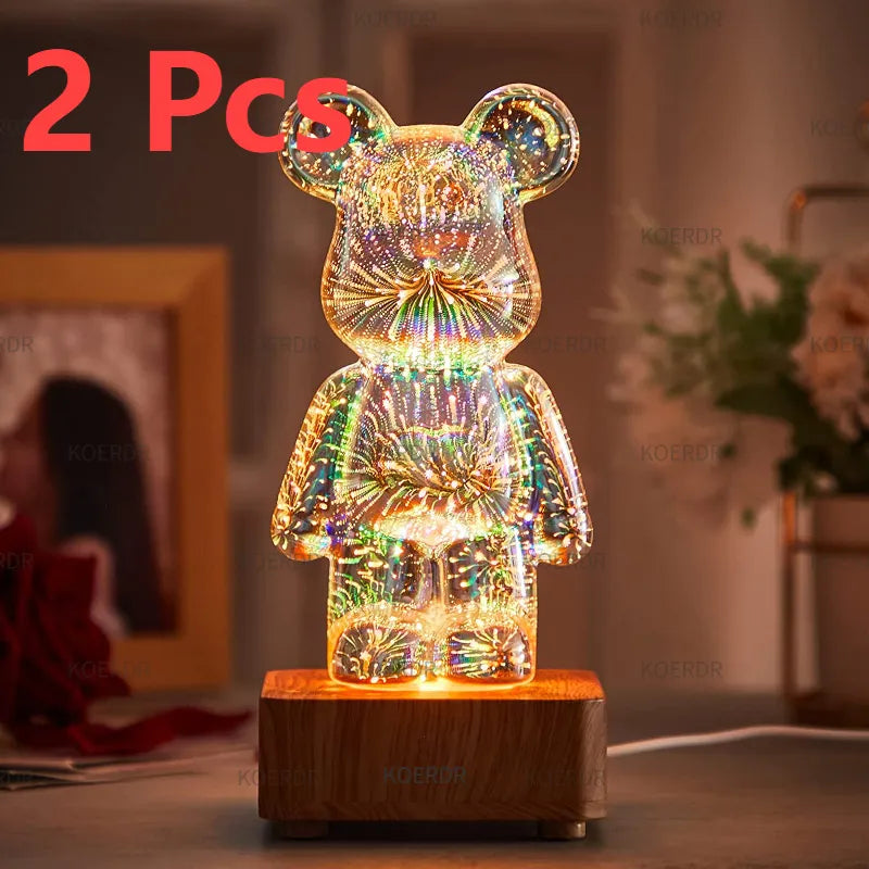 FIRESPARK – Enchanting 3D Fireworks Projection Lamp