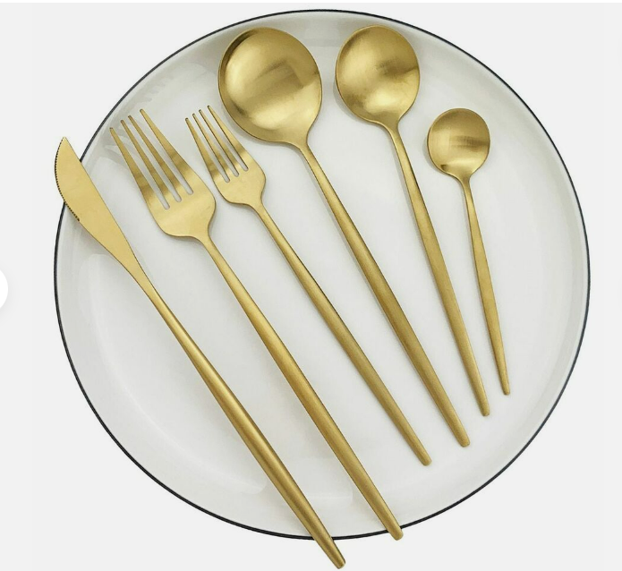 Elegant Minimalist Stainless Steel Cutlery Set