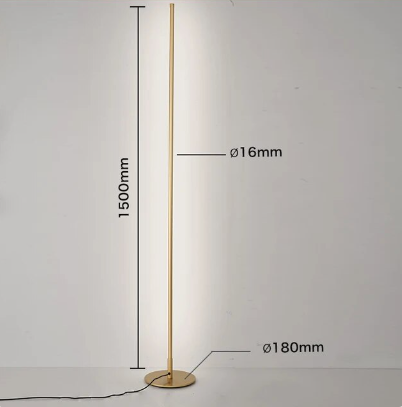 Elegant LED Floor Lamp Inspired by Moon