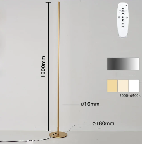 Elegant LED Floor Lamp Inspired by Moon