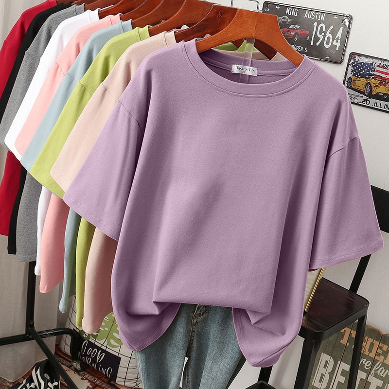 Cozy Cotton Plus-Size T-Shirt for Women