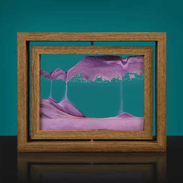 Captivating 3D Rotating Sand Art Decoration