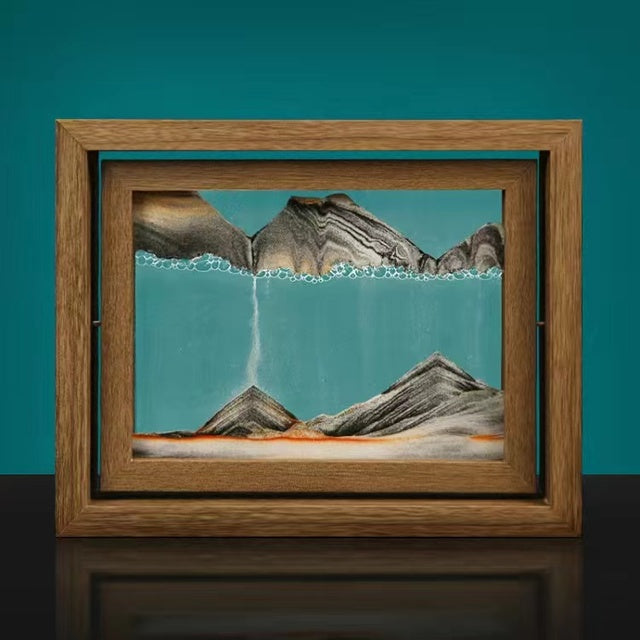 Captivating 3D Rotating Sand Art Decoration