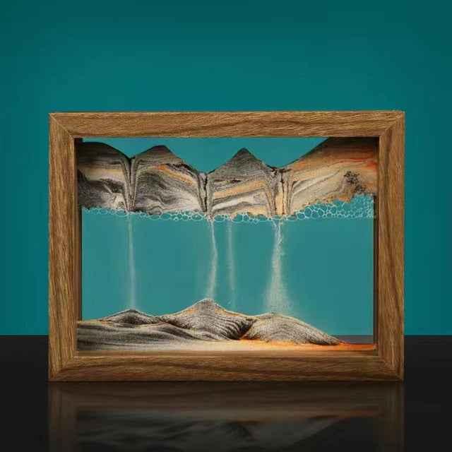 Captivating 3D Rotating Sand Art Decoration
