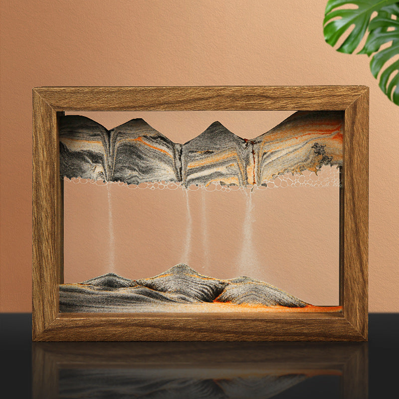 Captivating 3D Rotating Sand Art Decoration