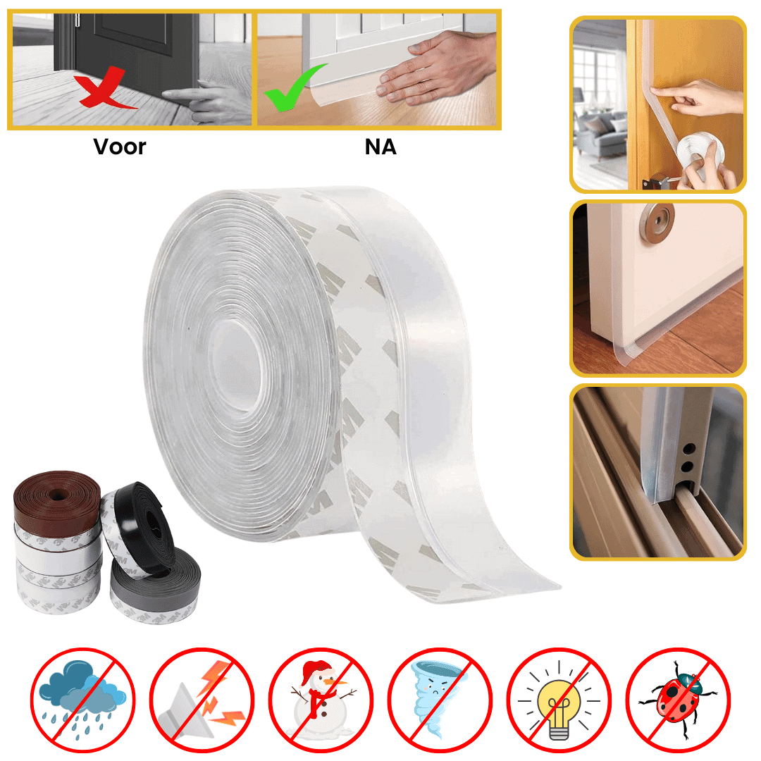 DRAFTGUARD – Ultimate Weatherproofing Strip for Doors & Windows
