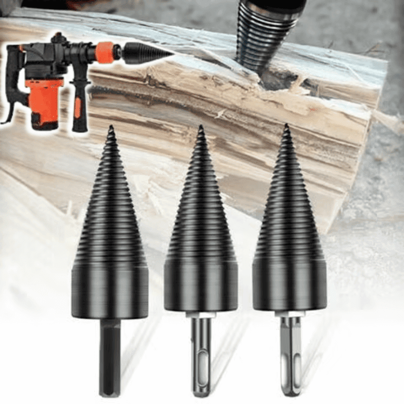 WOODWIZARD – Effortless Splitting Drill for All Woods