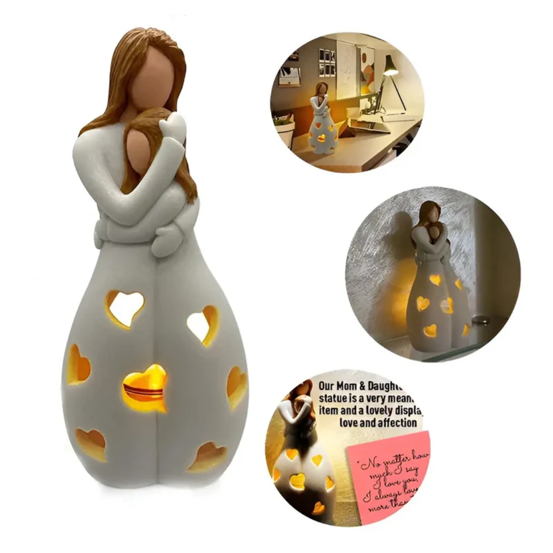 LUMINA – Heartfelt Mother-Daughter Candle Holder