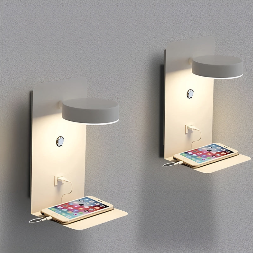 LUMINOX – Modern LED Wall Lamp with USB Charging