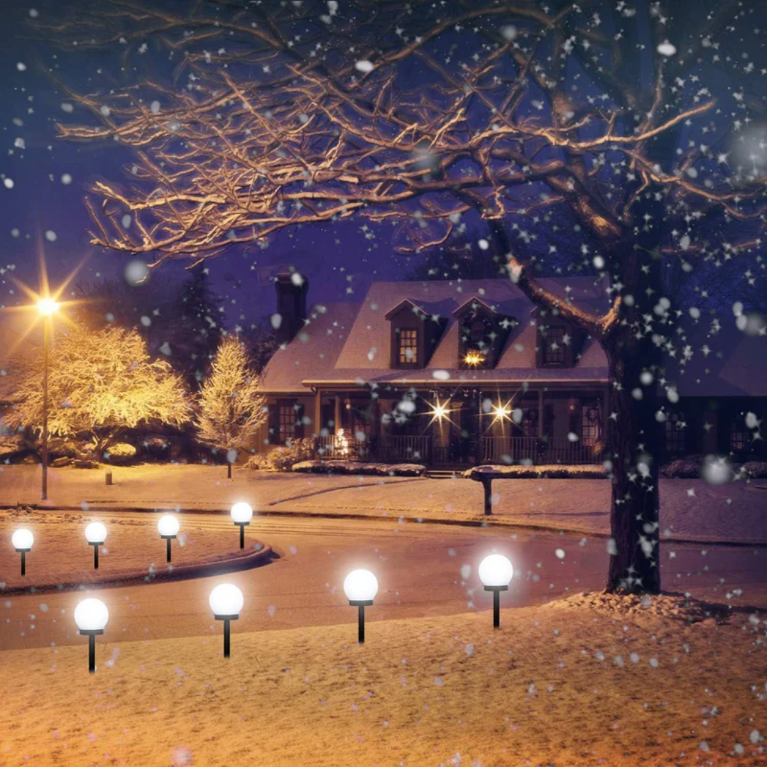 LUMINAIRE SPHERE – Elegant Solar Garden Orbs